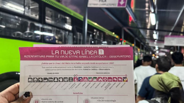 Línea 1 del Metro CDMX llegará hasta Observatorio en octubre
