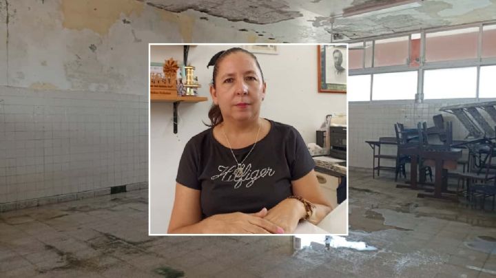 "Tengo miedo a que cierren la escuela por la falta de mantenimiento", directora de primaria Delfino Valenzuela