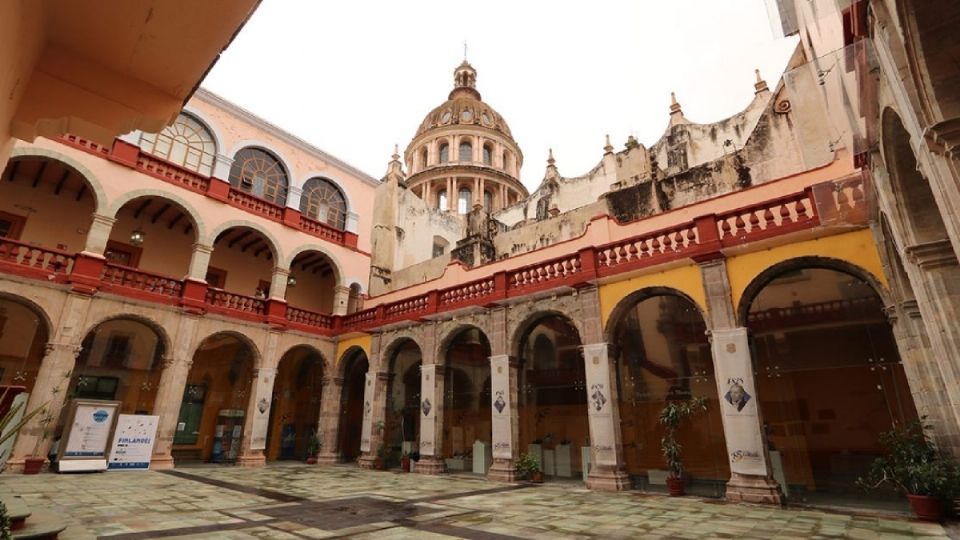 Antiguo Patio del Hospicio de la Santísima Trinidad.