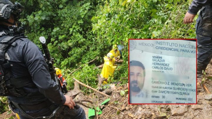 Identifican a Carlos Salazar, médico de Veracruz que murió en derrumbe de Los Reyes tras lluvias