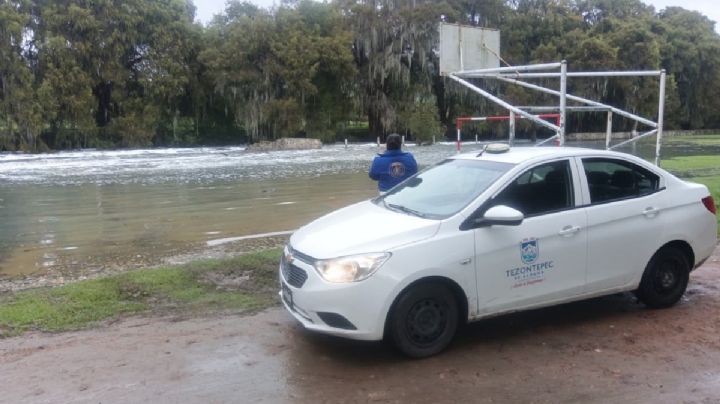 Alerta roja por incremento del nivel del río Tula en Tezontepec de Aldama