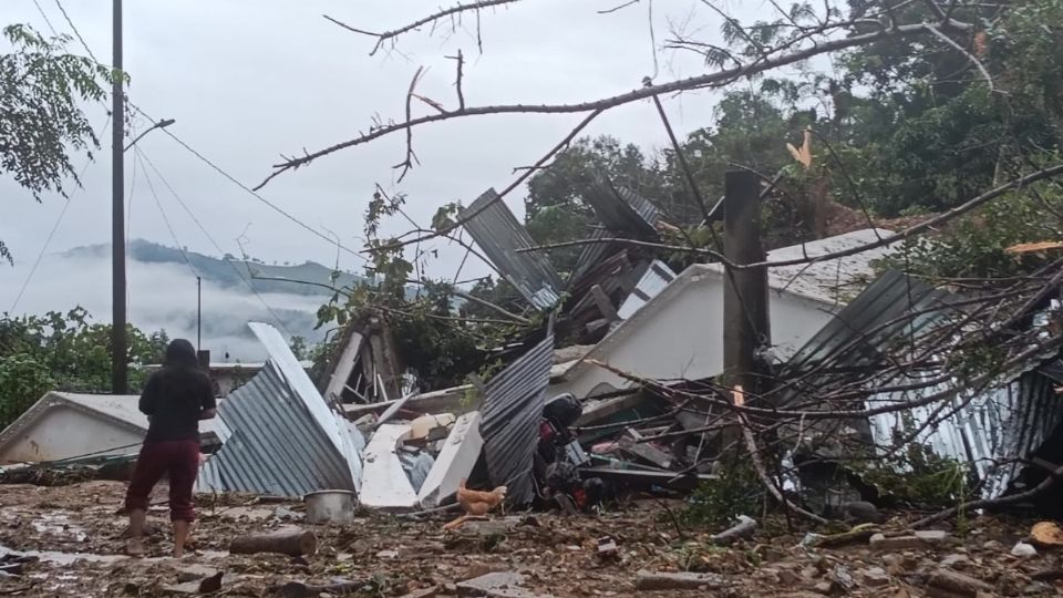 El paso de Priscilla fue devastador para el municipio hidalguense