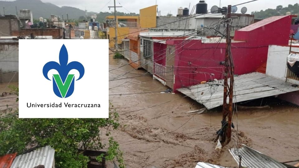 Universidad Veracruzana suspende clases en la región Poza Rica-Tuxpan por inundaciones