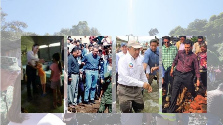 Sheinbaum, Peña, Calderón, Fox, Zedillo, presidentes que estuvieron en las tragedias