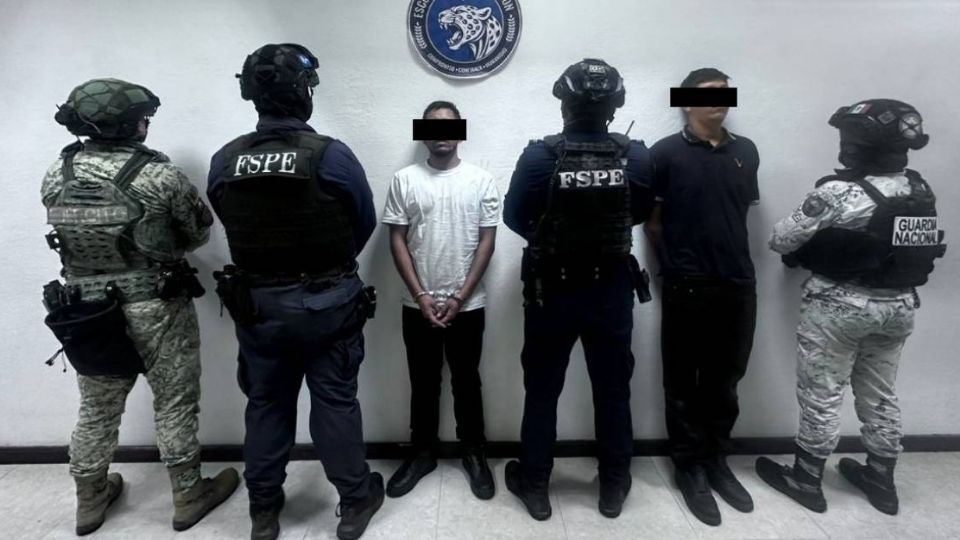 Los detenidos fueron puestos a disposición de las autoridades.