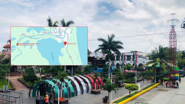 Alcaldesa de Pueblo Viejo pide a familias evacuar a albergues ante crecida del río Pánuco