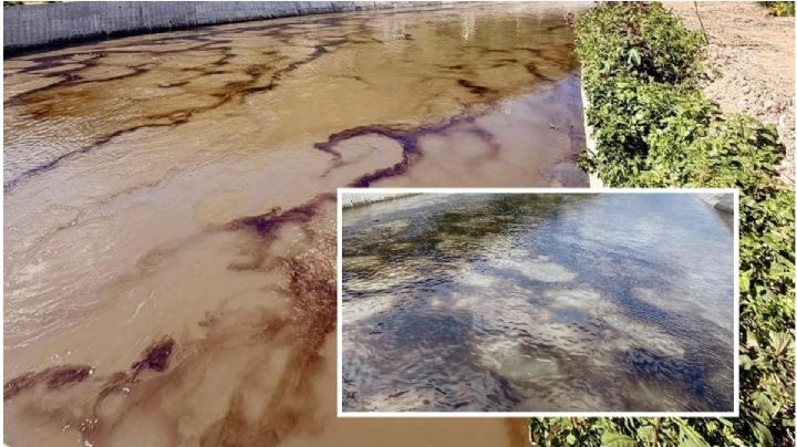 Tras explosión y falla, refinería de Tula contamina el río con combustóleo