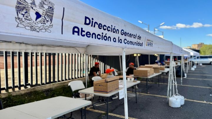 “Garantizamos que todo va a llegar bien”: la UNAM activa centro de acopio para víctimas por lluvias