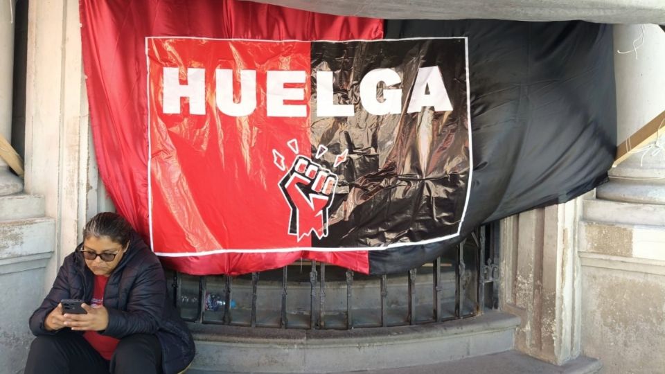 La huelga empezó desde principios de mes