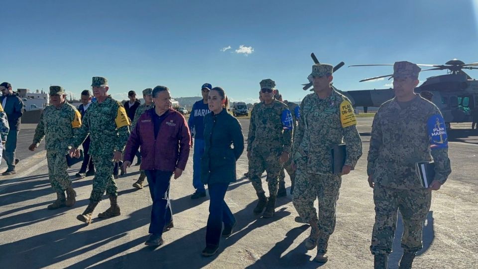 De acuerdo con la información, la presidenta señaló que regresaría cuando el las condiciones climatológicas se lo permitan