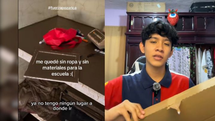 Estudiante foráneo UV sobrevive inundación en Poza Rica y pide apoyo tras perder todo