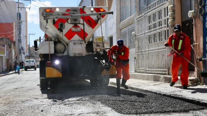 Obras de bacheo: intervienen 100 calles en Pachuca con inversión de 15 millones