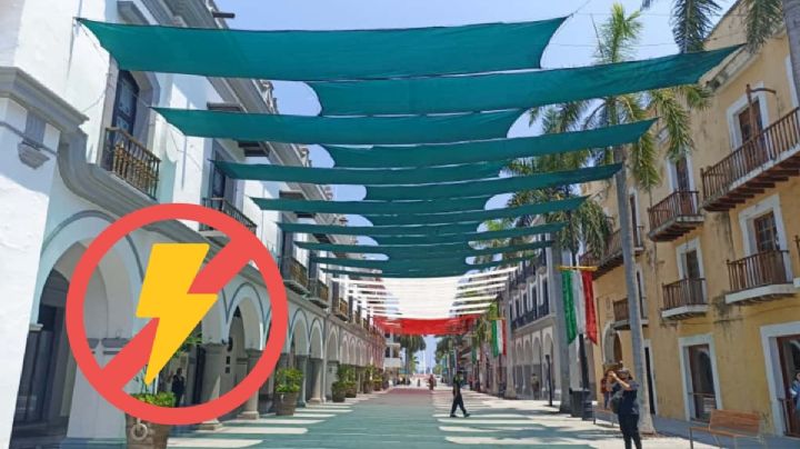 "He tenido que correr a 10 personas por los apagones en Centro Histórico de Veracruz", restaurantero