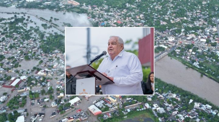 Alcalde de Poza Rica reconoció en 2023 que obras en muro de contención del río Cazones estaba inconcluso