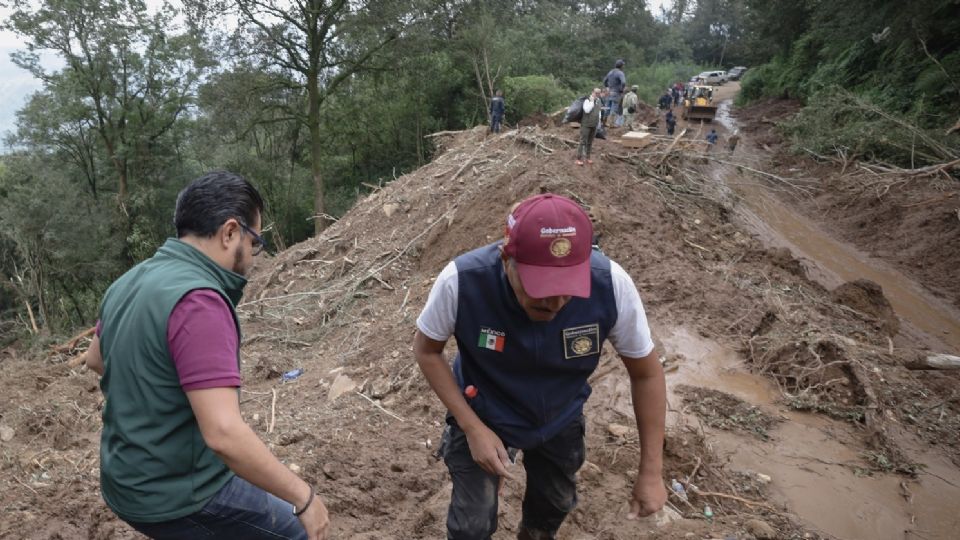 De las 244 incidencias de caminos afectados, 85 ya fueron atendidas
