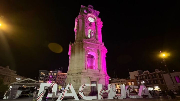 Eliminan pintas y manchas del Reloj Monumental de Pachuca; este es el avance