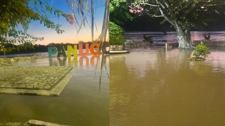 Crecida del río provoca aumento de inundación en Pánuco; Conagua vigila
