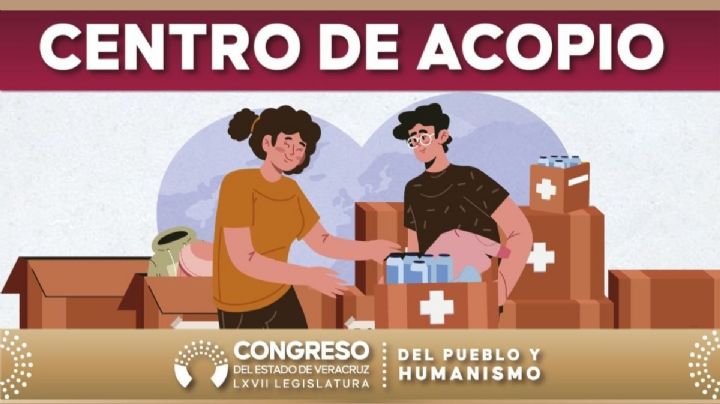Abre Congreso Centro de Acopio para apoyar a damnificados del norte del estado