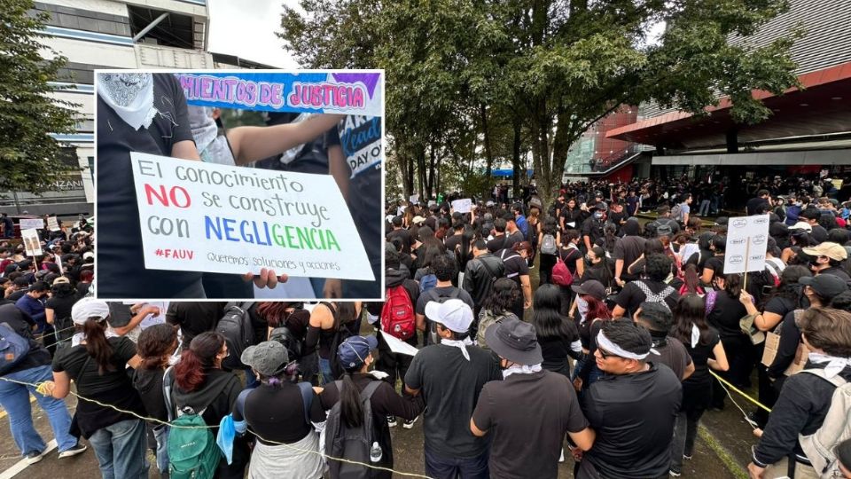 Estudiantes UV se manifiestan en Xalapa y otras 2 regiones de Veracruz