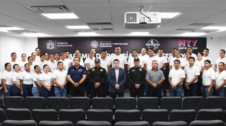 Suman 300 cadetes en la Academia de Policía de Monterrey
