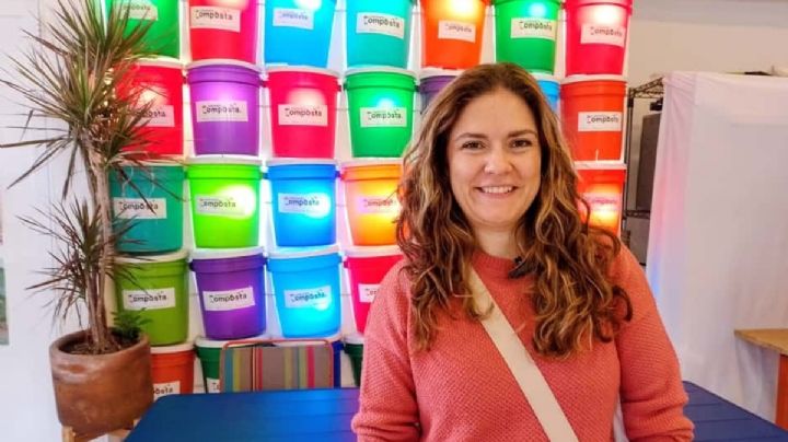 Paola convirtió sus desechos en tierra fértil y ahora ayuda al planeta desde su casa