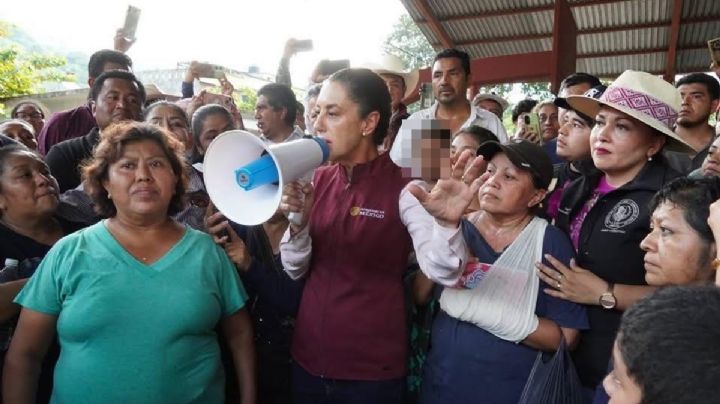 Sheinbaum a damnificados de Hidalgo: siguiente semana recibirán primer apoyo; habrá otro