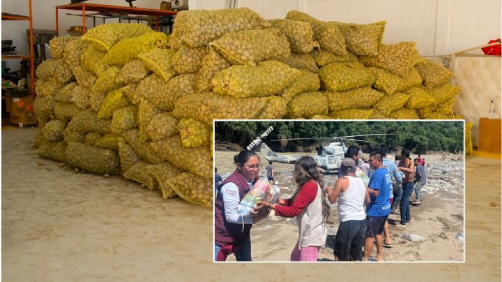 Lluvias en Hidalgo: productor de papa dona su cosecha a damnificados; él es