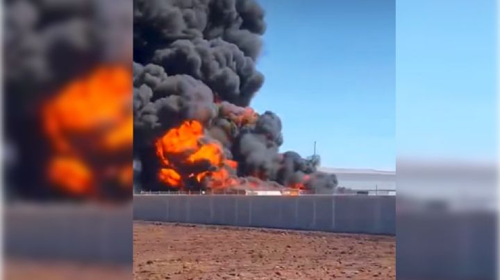 Explosión en Los Mochis, Sinaloa; varias cajas de tráiler se incendiaron