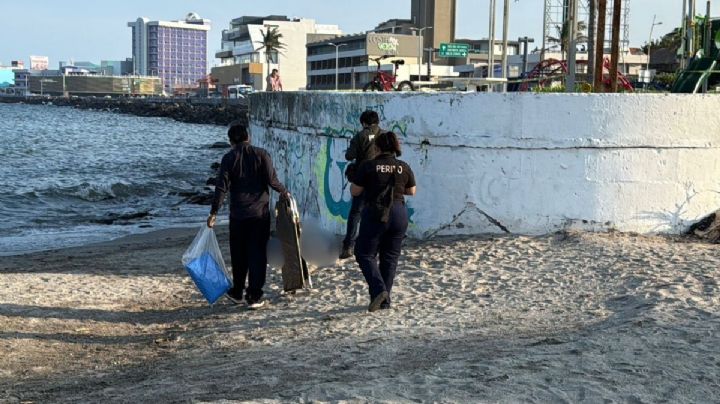 Mar arroja cuerpo de hombre en playa Martí de Veracruz; presumen que se ahogó