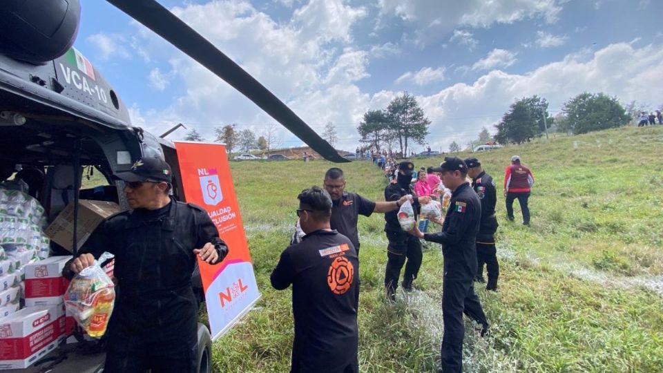 El gobernador Samuel García compartió en redes sociales el apoyo entregado a los damnificados por las lluvias