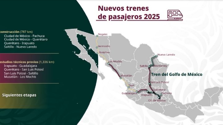 Liberan 1,607 predios para plan de trenes de Sheinbaum