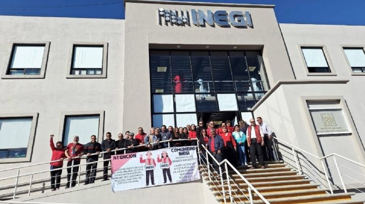 Hidalgo se suma a protestas nacionales de trabajadores del INEGI, exigen aumento salarial