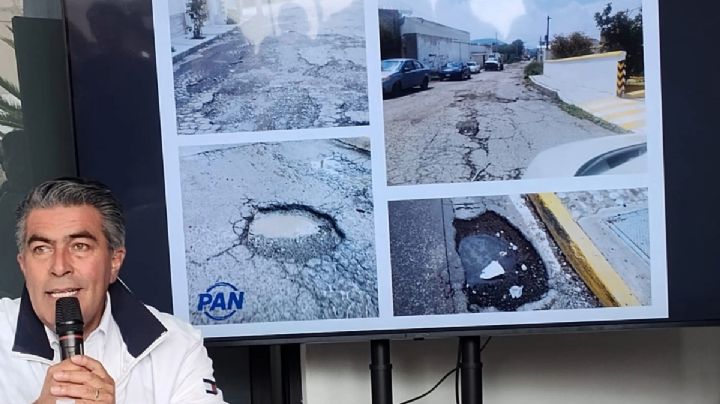 Acusan PAN que siguen baches y ambulantes en Pachuca pese a promesas de campaña
