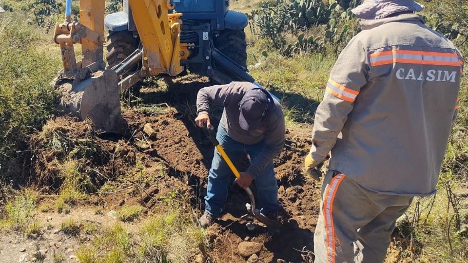 Personal de la Caasim ya acudió a la zona del problema