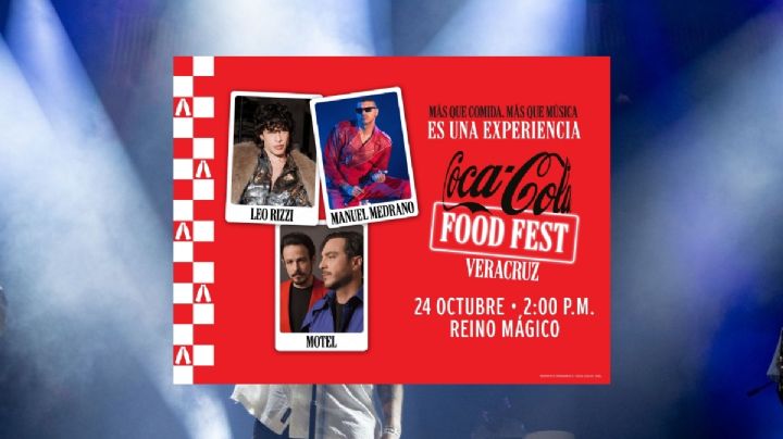 Últimos boletos al 2x1 para el Coca Cola Food Fest en Veracruz
