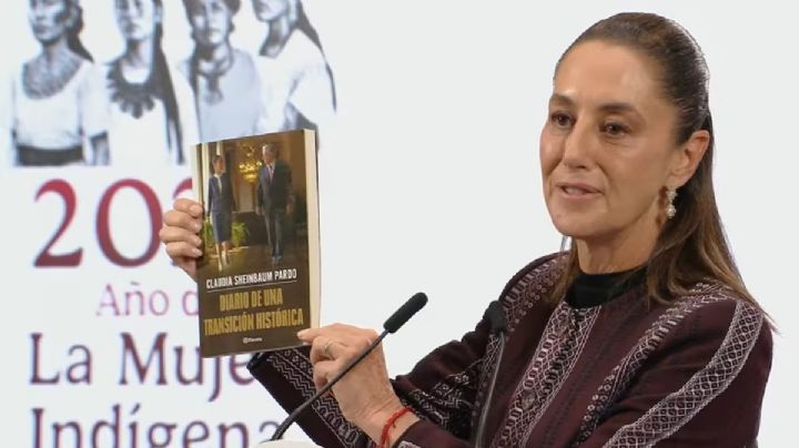 Sheinbaum presenta en la mañanera su libro "Diario de una Transición Histórica"