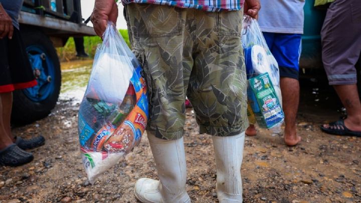Decretan nuevas despensas para daminificados, tras inundaciones en Veracruz