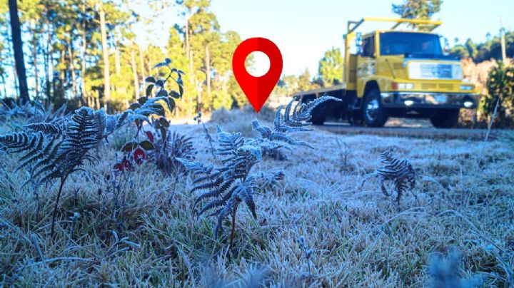La primera helada de la temporada sorprendió en este municipio de Veracruz, hoy 24 de octubre