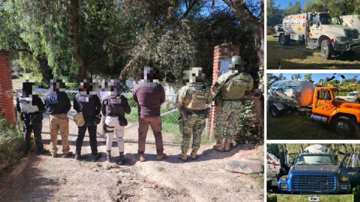 FGR realiza cateo en Tula por robo y venta ilícita de gas L.P; esto encontraron