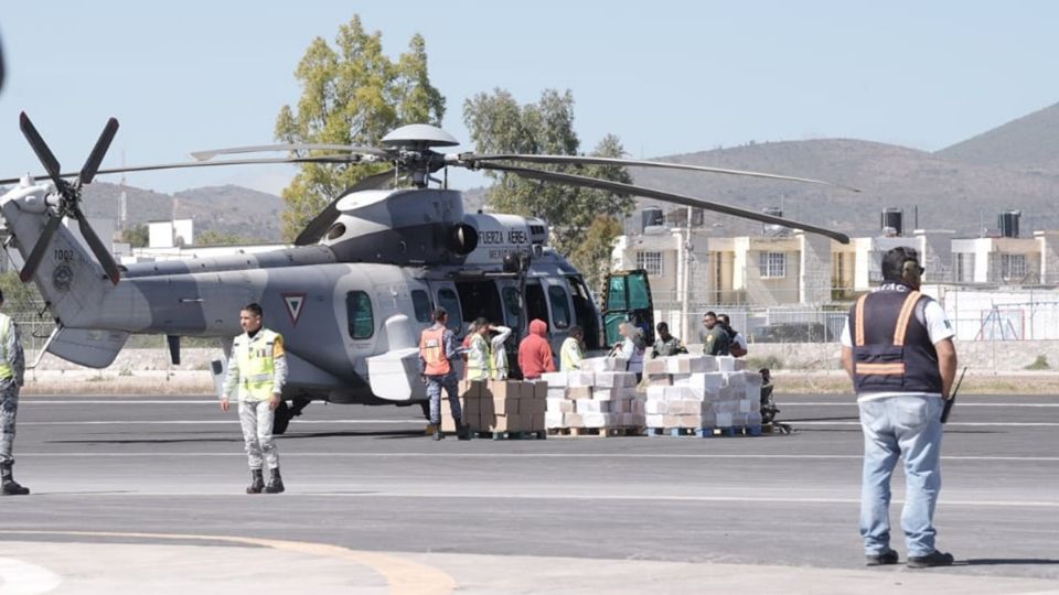 Los militares censan los daños desde el aire, pues tienen vistas detalladas