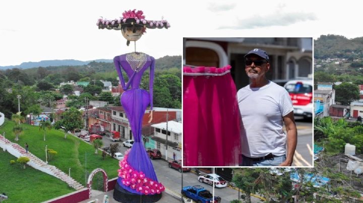 Martín Eugenio Rodríguez, el artista plástico detrás de la catrina más grande de Misantla