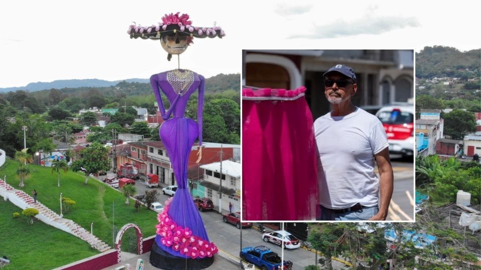 Martín Eugenio Rodríguez, el artista plástico detrás de la catrina más grande de Misantla