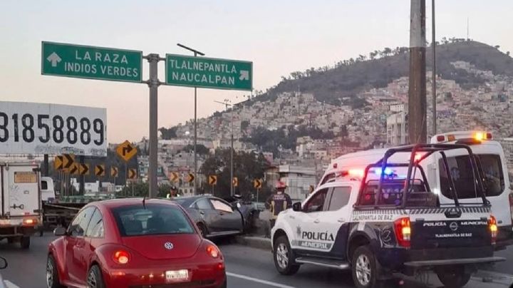 Domingo de fuertes accidentes en la México-Pachuca: tráfico y un policía muerto | VIDEO
