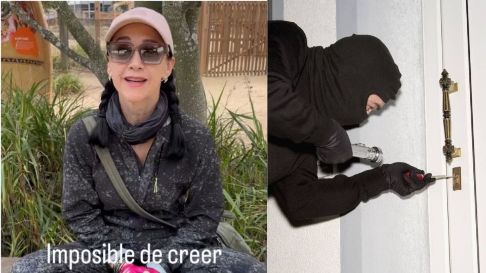 Revela que fue víctima de robo a su casa