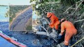 Foto ilustrativa de la nota titulada: Megaderrame en río Pantepec: Pemex recolecta más de 2 millones de litros de hidrocarburo