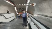 Foto ilustrativa de la nota titulada: “Nos cuesta mucho trabajo”: el problema permanente de adultos mayores en las escaleras eléctricas del Metro
