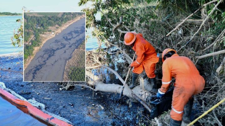Megaderrame en río Pantepec: Pemex recolecta más de 2 millones de litros de hidrocarburo