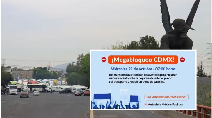 Autopista México-Pachuca: transportistas anuncian bloqueo para este miércoles