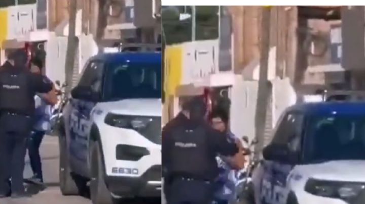 Indignación en SLP: policía golpea a joven y es suspendido