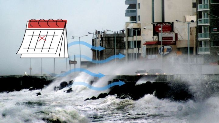 Alerta Gris en Veracruz: esto duraría Norte violento de hasta 95 km/h por frente frío